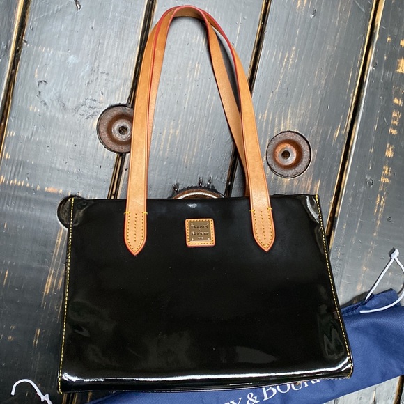 Dooney & Bourke Black Patent Leather Purse - Picture 4 of 16